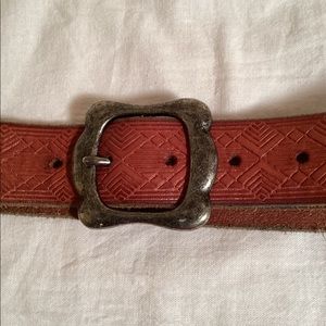 American Eagle Brown Leather Belt Size Small